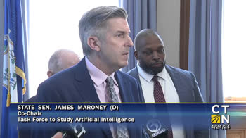 Click to Launch Capitol News Briefing with Senate President Pro Tempore Looney, Senate Majority Leader Duff, AI Task Force Chair Sen. Maroney and Sen. Winfield on Proposed Legislation Concerning Artificial Intelligence